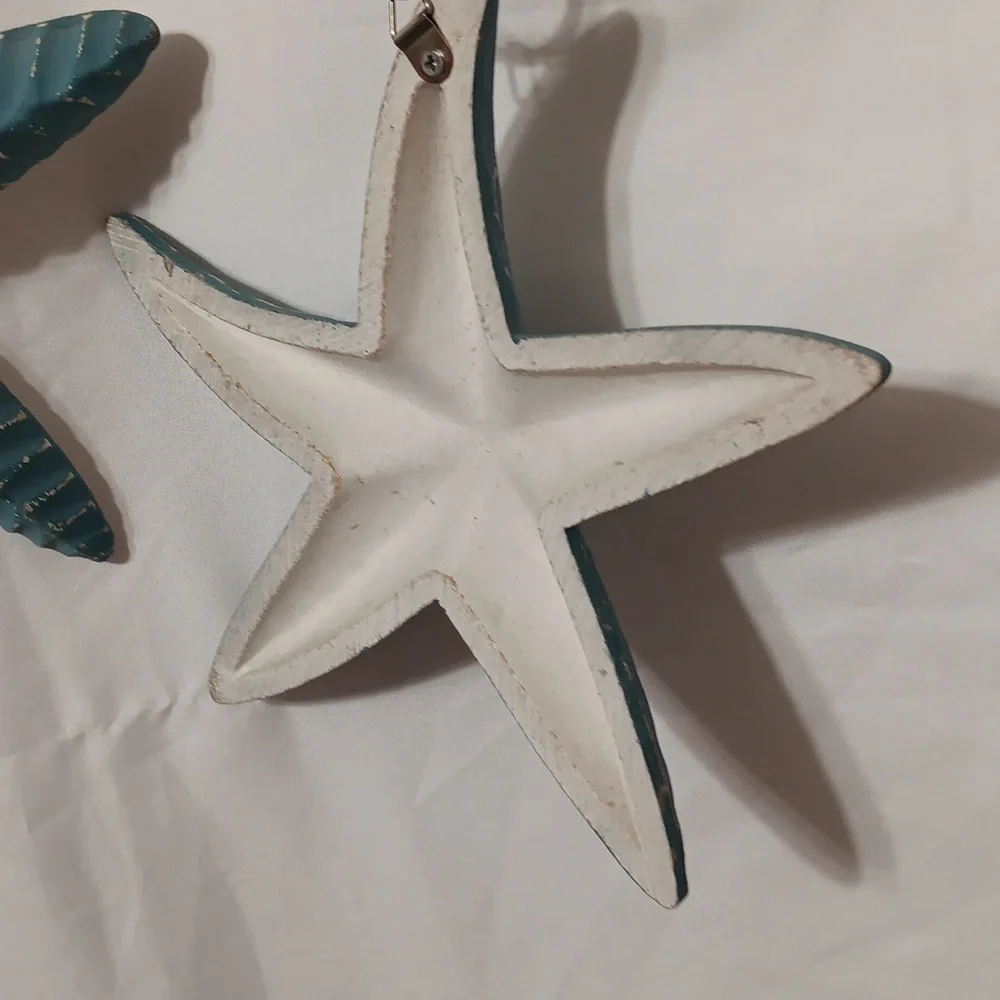 Teal Starfish Wall Decor